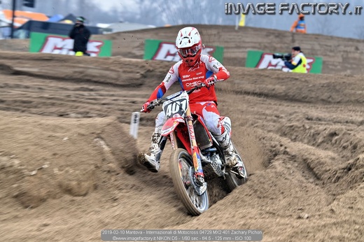 2019-02-10 Mantova - Internazionali di Motocross 04729 MX2 401 Zachary Pichon